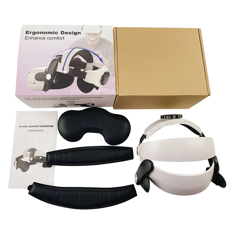 

For Oculus Quest2 MQ2 Headwear Replaceable Adjustable Upgrade Charging Elite Quest3 VR Replacement Spare Parts Accessories