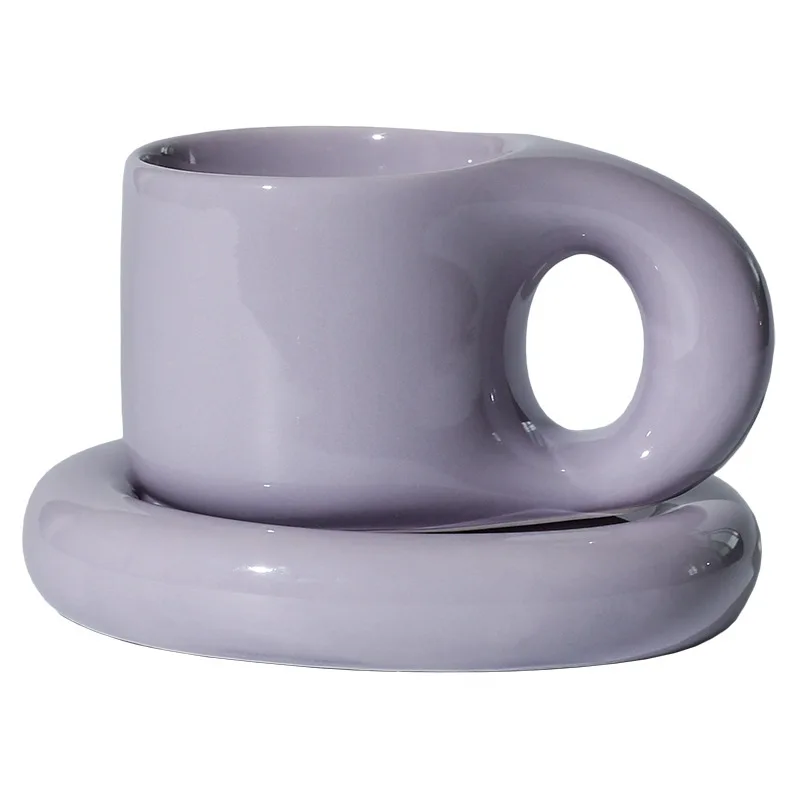 

Простые керамические кружки в скандинавском стиле, чашки, Офисная кофейная чашка, европейские блюда, толстые чашки, послеобеденный чай, пос...