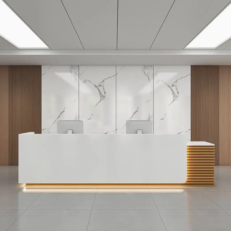 Стойка регистрации в приемнике для салона красоты Современная Эстетическая