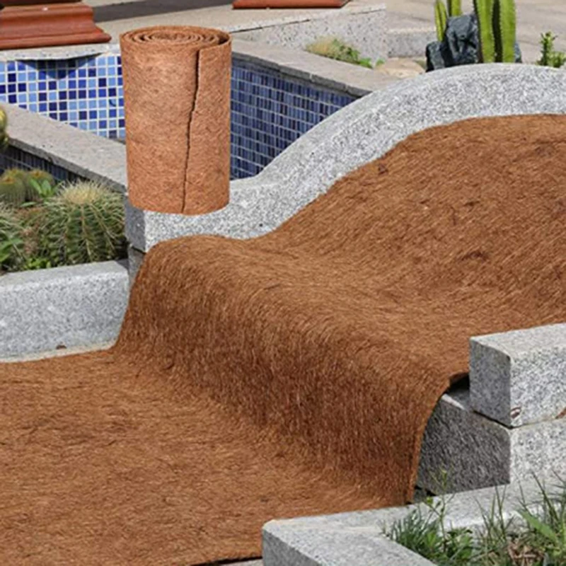 

Plant Fiber Roll Natural Reptile Carpet Mat Reptile Bedding Supplies Insulation Flowerpot Basket Coconut Coir Liner Sheet Coco