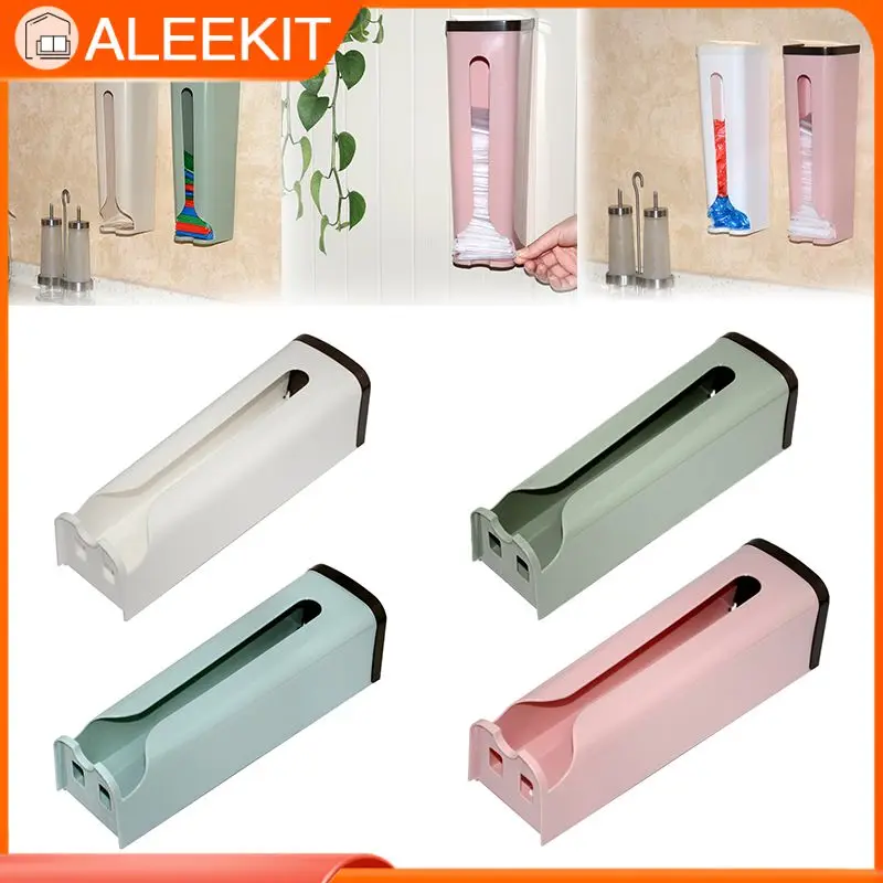 

Garbage Bag Dispenser Wall Mount Garbage Recycle Bag Storage Box Organiazer Cotton Pad Holder Cotton Pad Container 1pcs