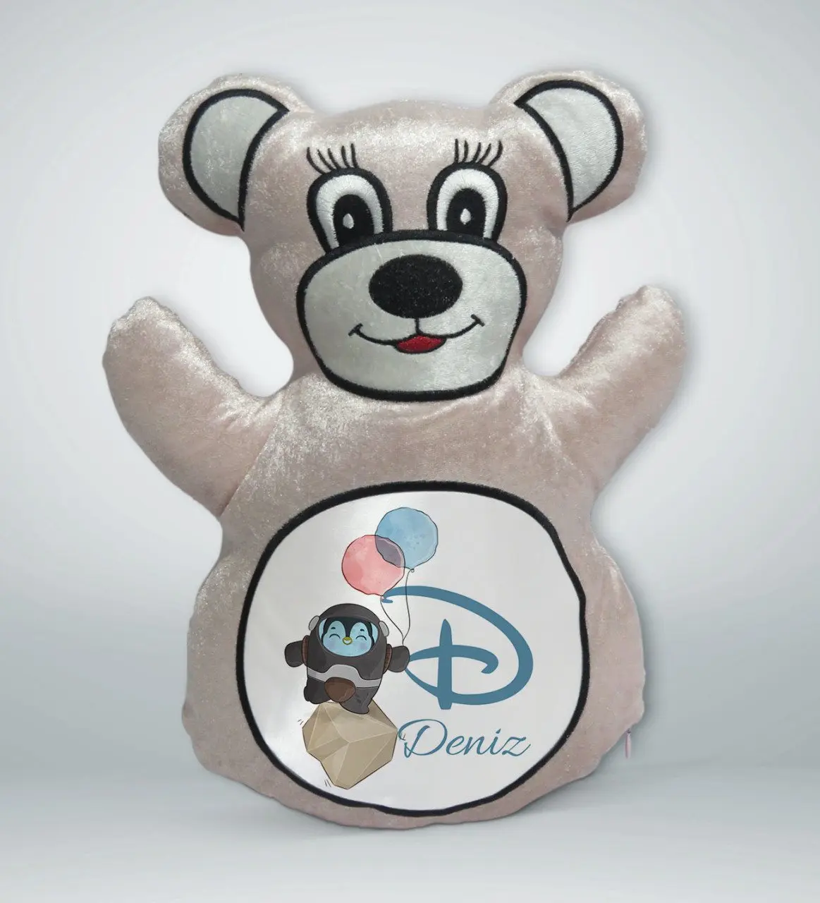 

Персонализированный кремовый Мишка Тедди yastekk-4