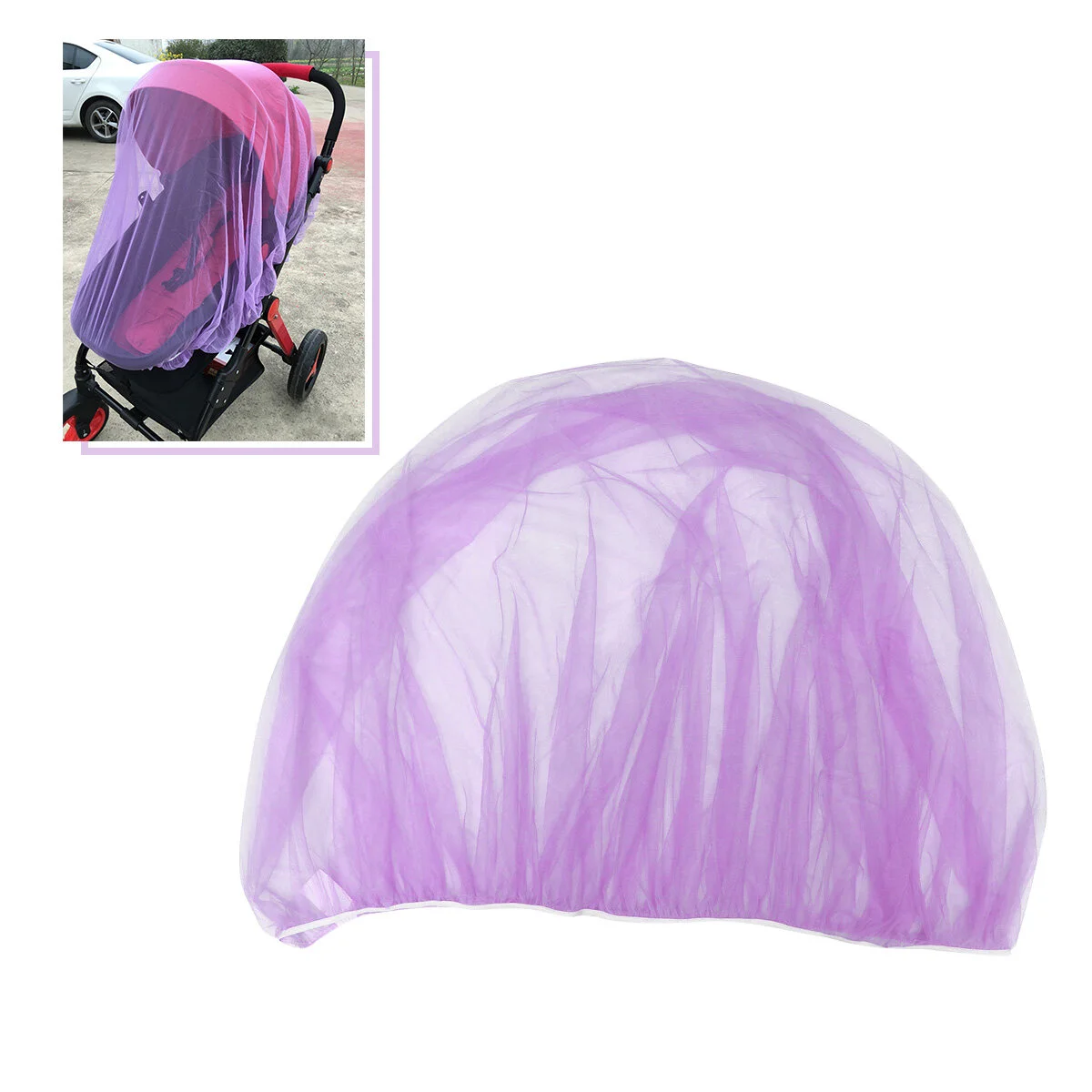 

Infant Stroller Mosquito Net Cradle Mesh Pram Insect Bug Cover，Mosquito Foldable Cot Collapsible Climb