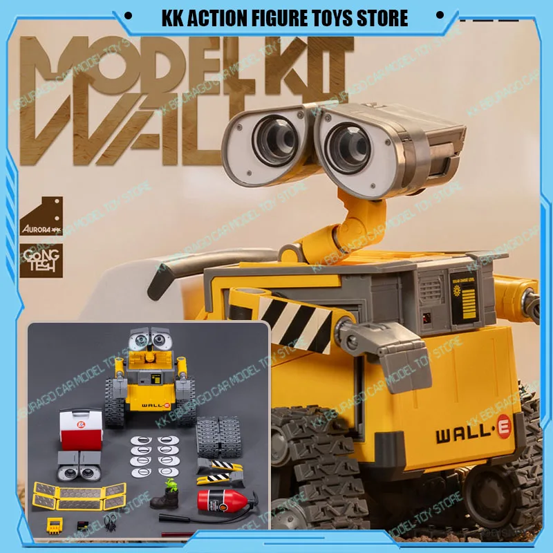 Фото Оригинальные фигурки GONG Movie WALL-E, аниме, сборная игрушка, робот-история, мягкая модель, подвижные шарниры для детей и взрослых, подарок на день рождения №1