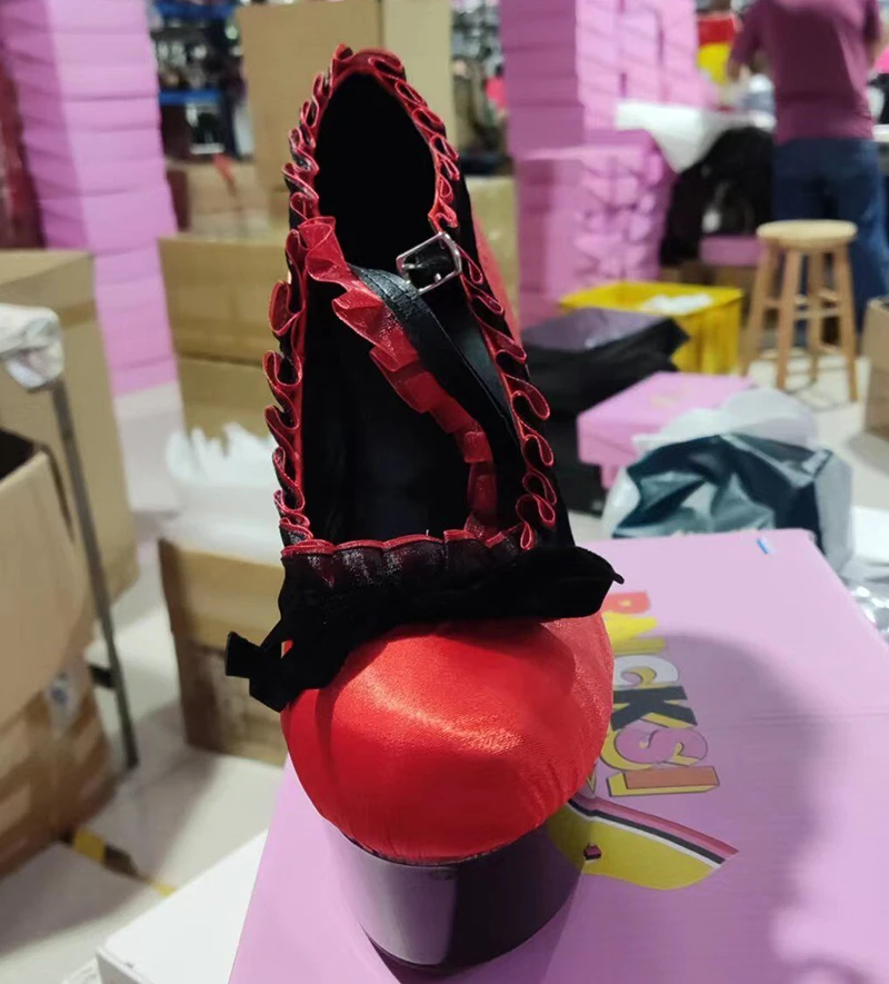 LAIJIANJINXIA Новинка 15 см/6 дюймов ПУ Верхняя Мода сексуальные экзотические высокие