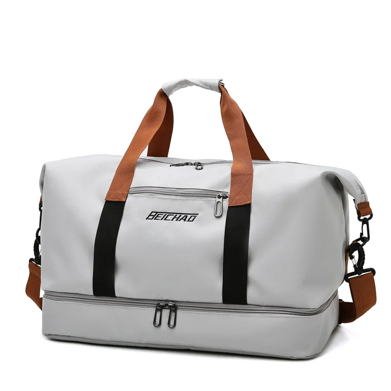 Weekender Bags ,Travel Duffle Bags Carry on Gym Bag,Overnight Bag with Trolley Sleeve & Wet Pocket, Sports Tote Gym Bag, Travel