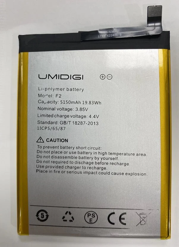

Новый аккумулятор 5150 мАч для UMI Umidigi F2 F 2, батареи