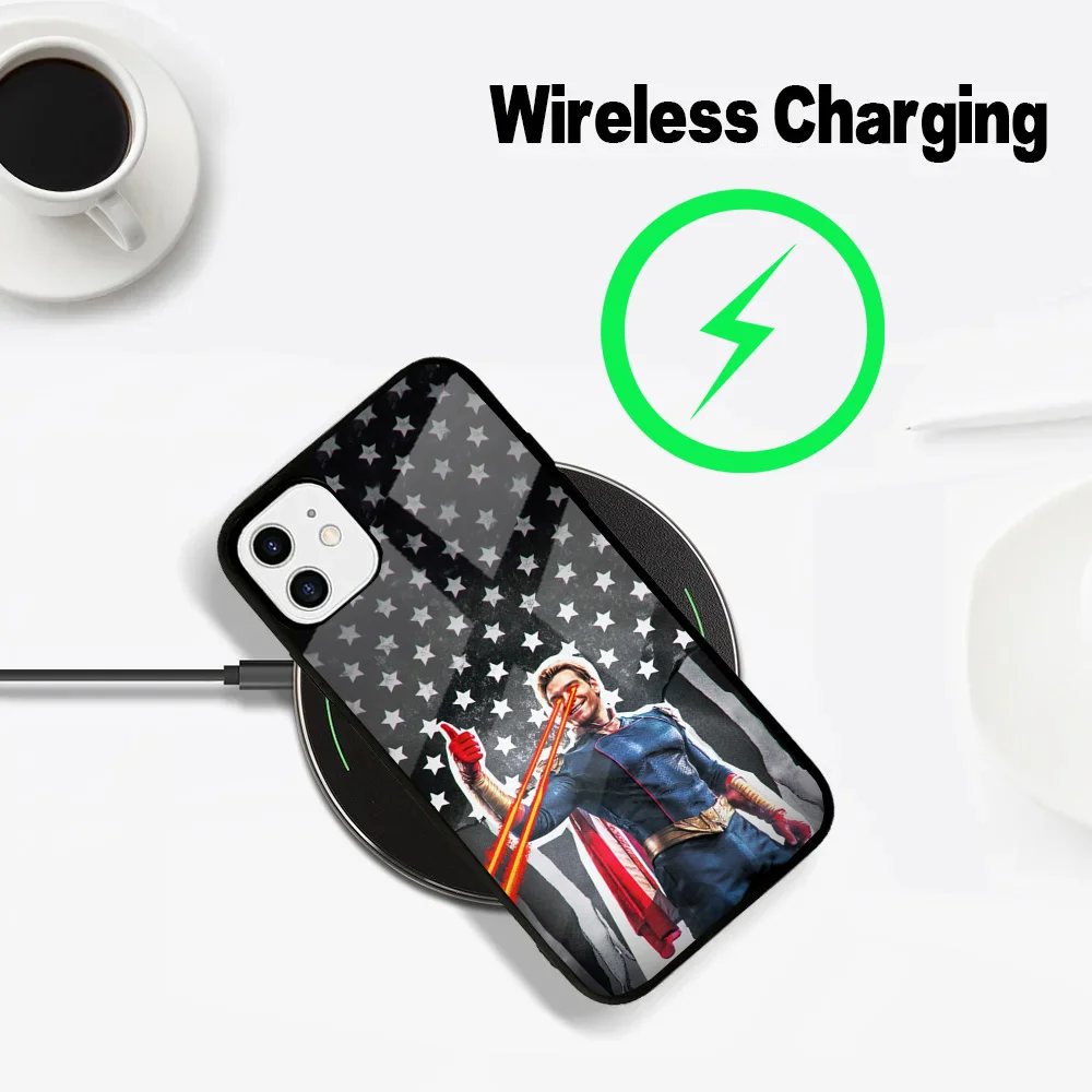 Чехол для телефона H-Homelander T-The B-Boys iPhone 16 15 14 13 12 11 Plus Pro Max Mini Magsafe магнитная