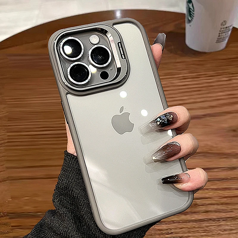 Новый роскошный металлический держатель для объектива камеры Чехол-подставка