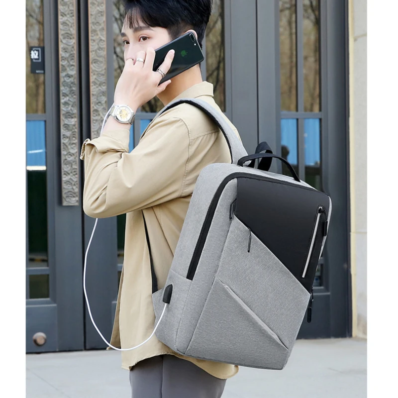 Xiaomi Waterproof Business Backpack Men Multifunction Men's Backpack Reflective Design Black Backpacks Usb Charging Back Bag