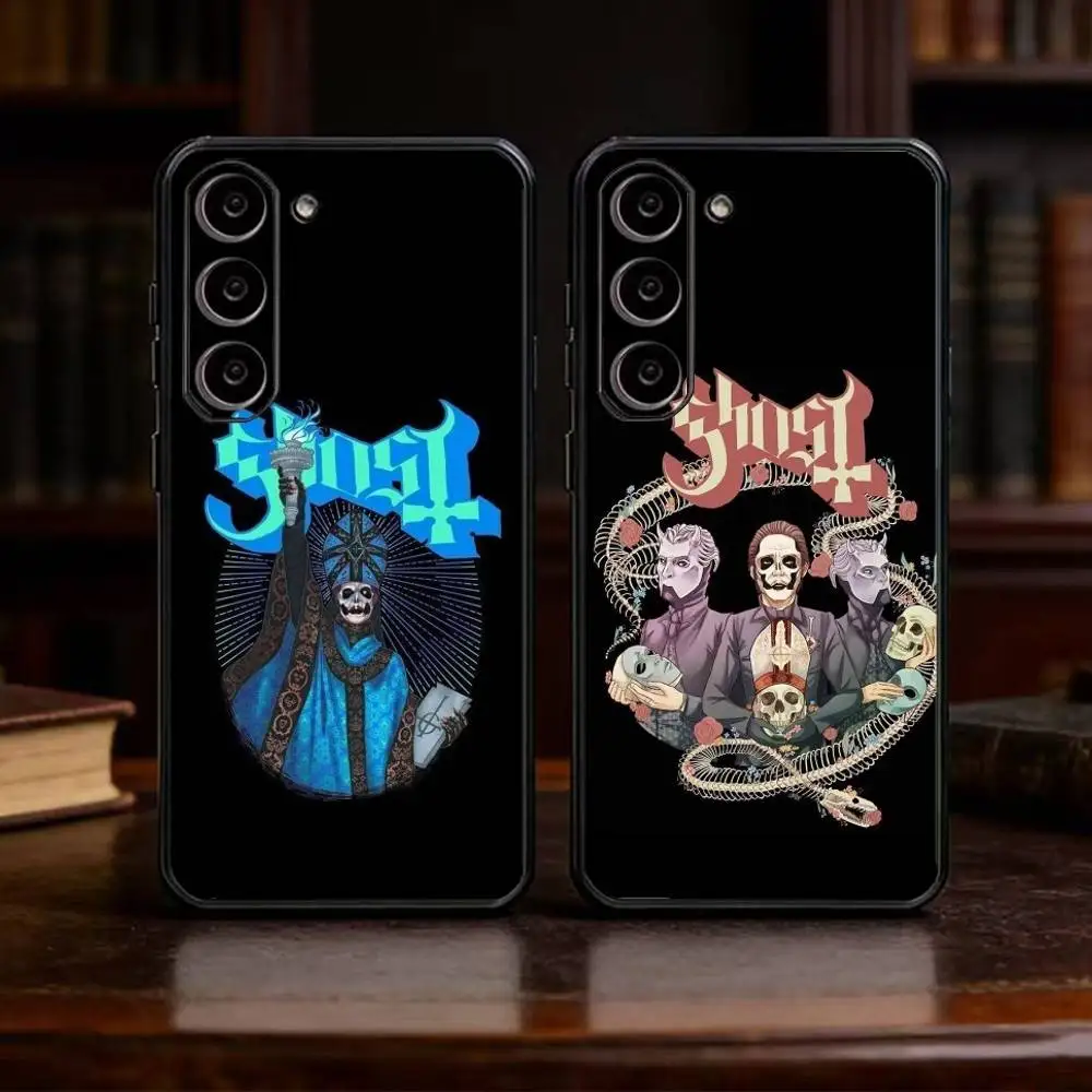 Фото Чехол для телефона Band Gothic G-Ghost Heavy Metals для Samsung Galaxy A13,21s,22,31,32,52,53,71,72,73, мягкий черный чехол №1