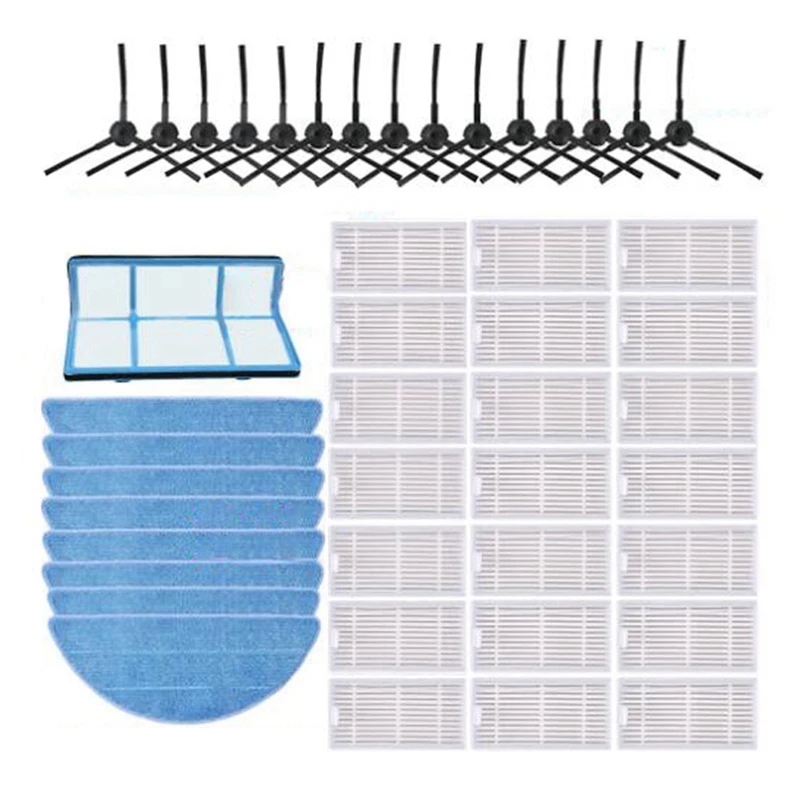 

Горячая распродажа! HEPA фильтр Швабра тканевая боковая щетка для Ilife V5S Ilife V5 Pro X5 V3L V5 V3S V3S Pro V50 Запчасти для роботизированного пылесоса