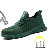 new fashion mens shoes steel head anti smash kevlar anti stab safety shoes work boots comfortable industrial protective shoes