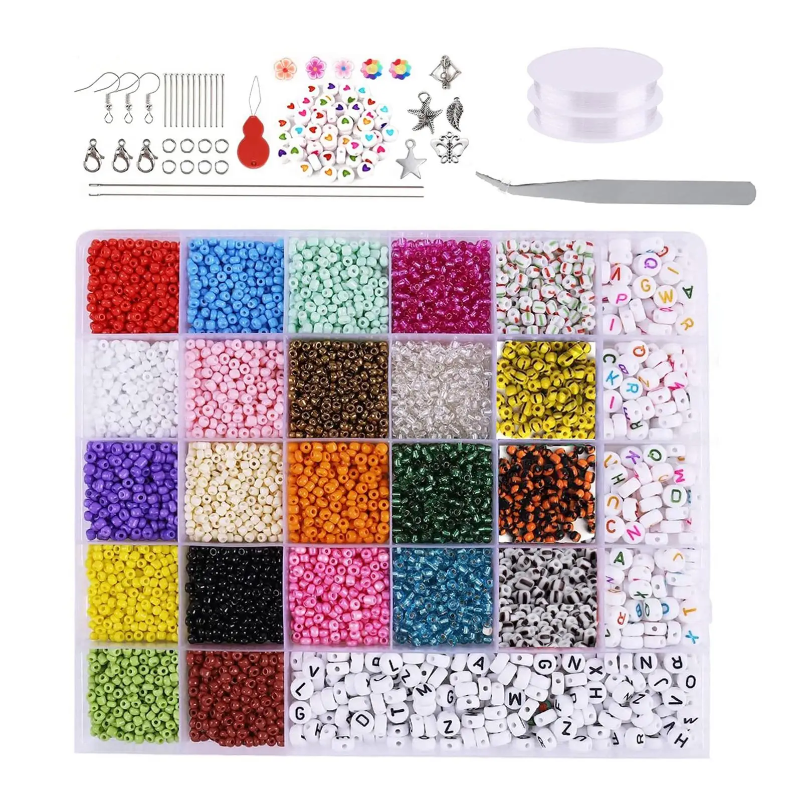 

8061Pcs Beads for Jewelry Making Supplies Bead Craft for Necklace
