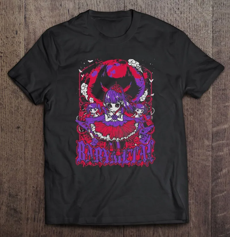 

Babymetal Mtjp 7 T-Shirt Men T Shirt Anime Manga T Shirt Man Mens Designer Clothes T Shirt Oversize Custom Print Tee Shirt Men