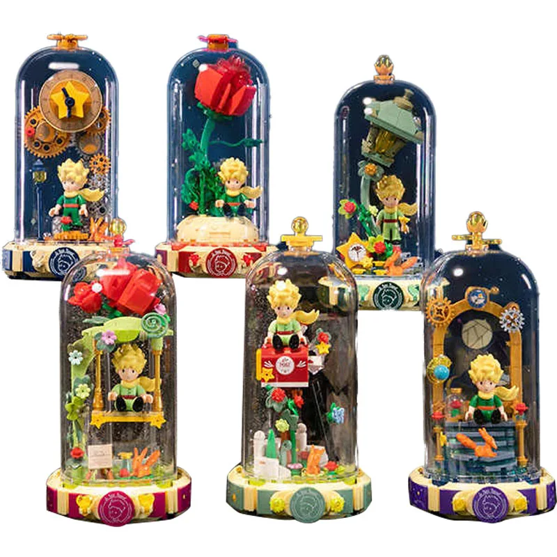 Аниме kawaii Мультфильм Le Маленький принц вечная серия романтическая сцена Сборка