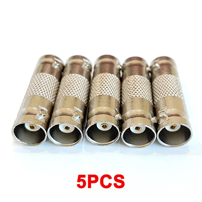 

5 шт. BNC переходник, металлический, серебристый