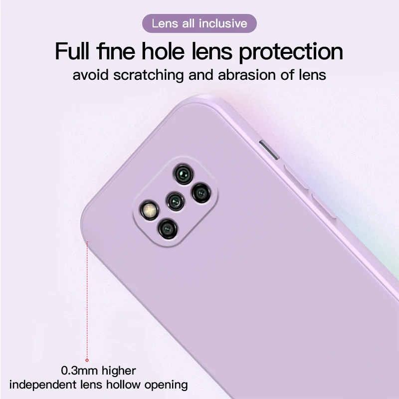 square liquid soft silicone phone case for xiaomi redmi note 7 8 9 9s 10 pro max poco x3 pro nfc f3 gt m3 m4 pro 5g cover funda free global shipping
