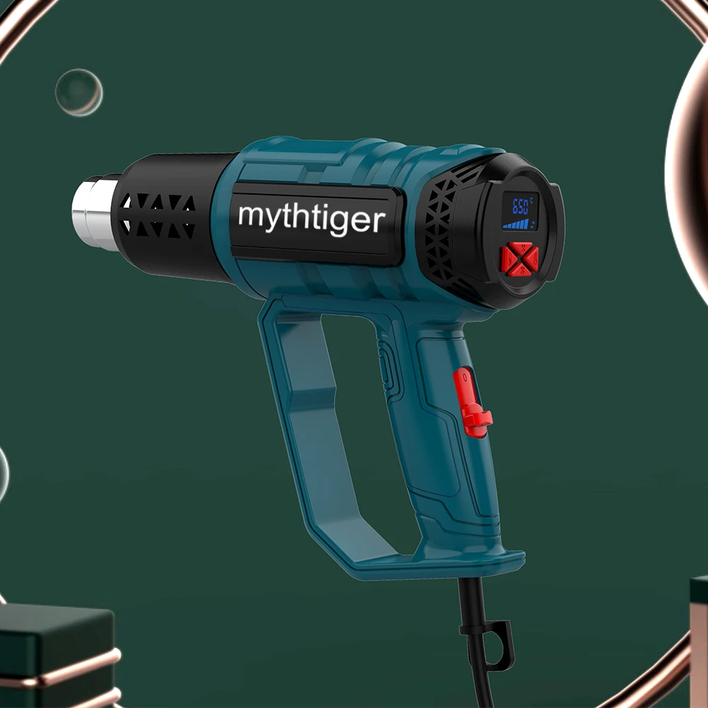 Комплект термопистолета 2000 Вт с ЖК-дисплеем контролем температуры и скорости