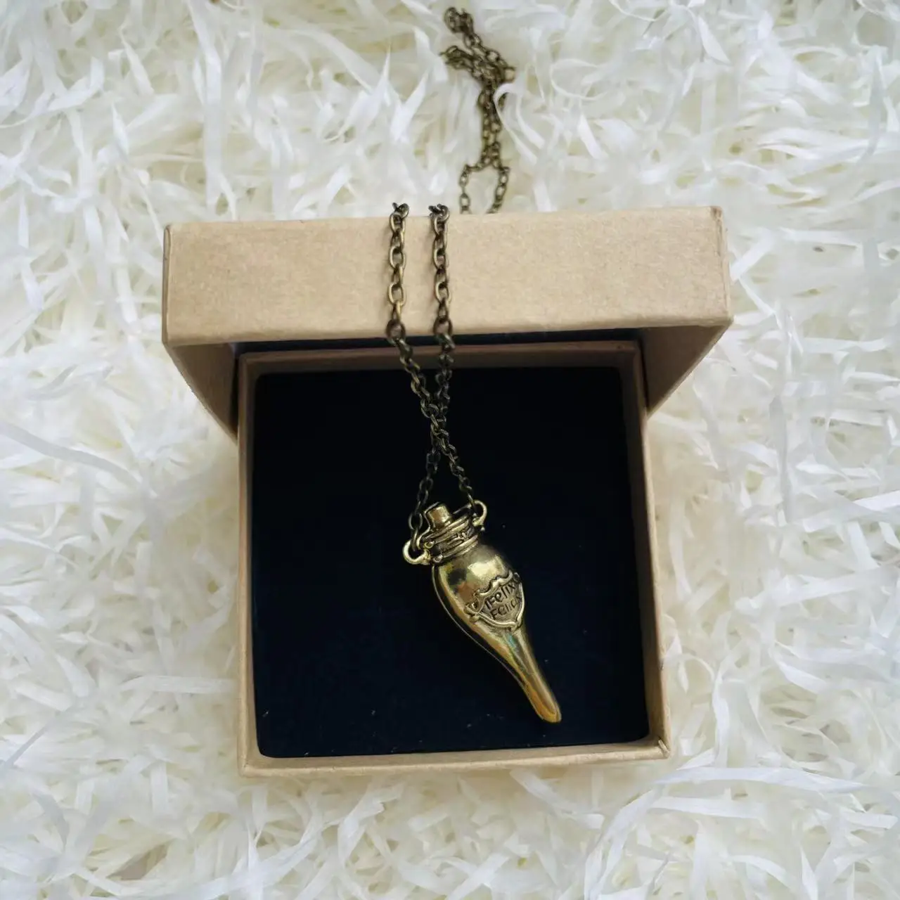 Винтажная Подарочная коробка ожерелье в виде бутылки для лекарств комплект из 2