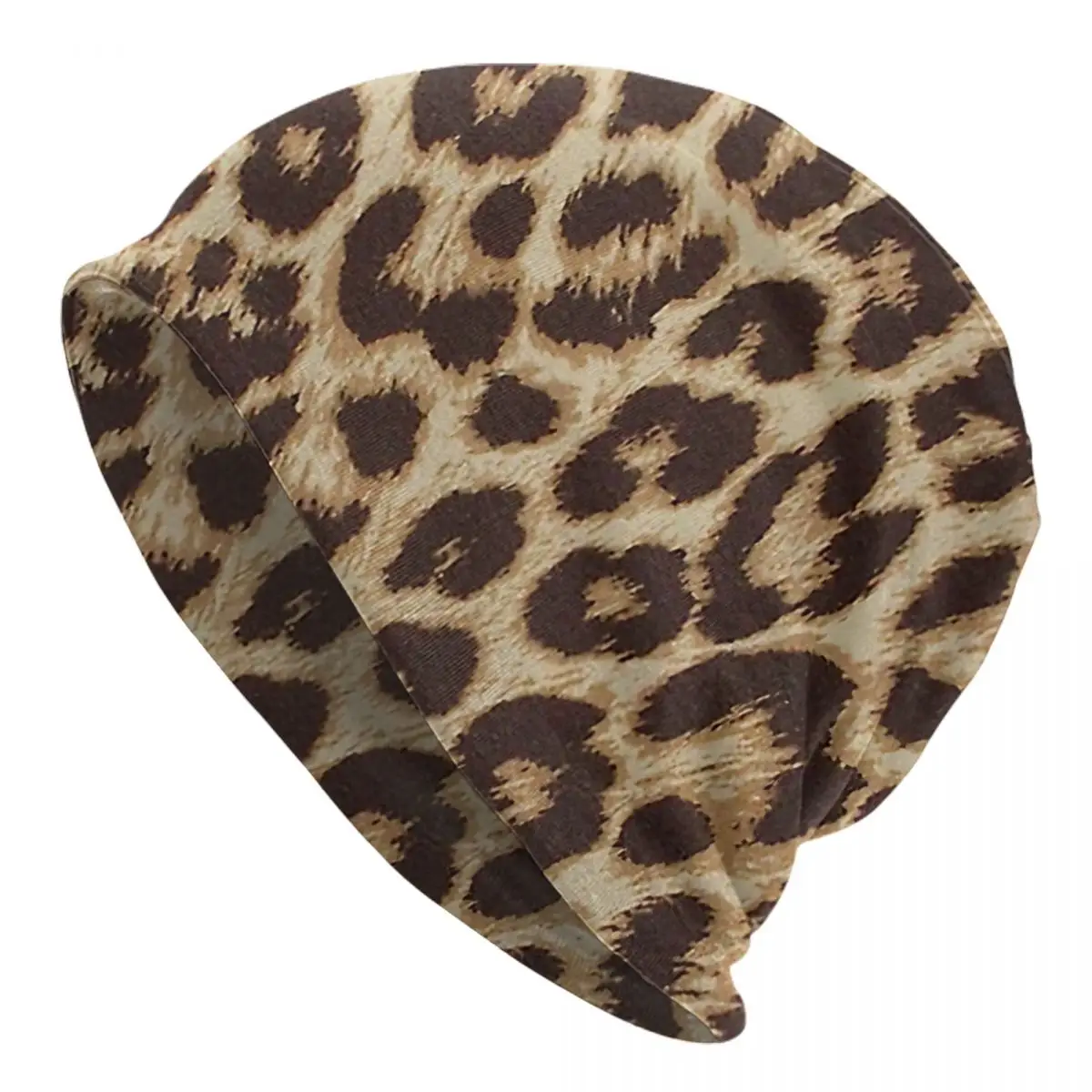 Leopard Print Adult Hats Caps Winter Warm Knit Hat Adult Men's Women Knit Hat
