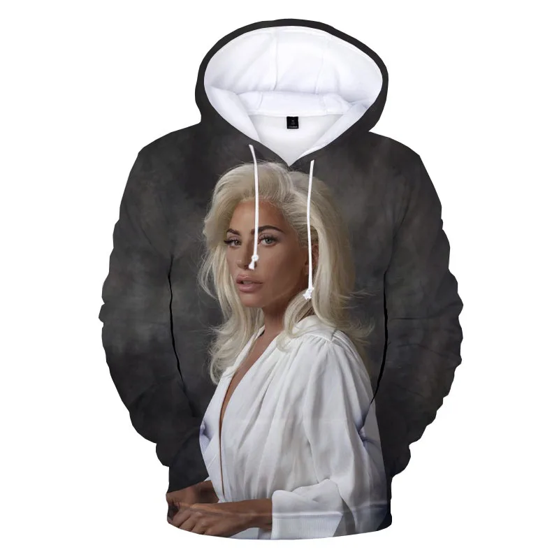 

2023 Hot Sale Autumn Lady Gaga Hoodie Men Women 3D Printed Hoodies Casual Long Sleeve Hip Hop Streetwear Plus Size Sweatshirts