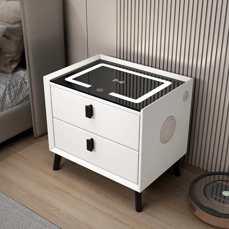 

Modern Small Bed Table Smart Drcessers Cofee Bedroom Night Table White Mobile Muebles Para El Hogar Beds Furniture WWH40XP