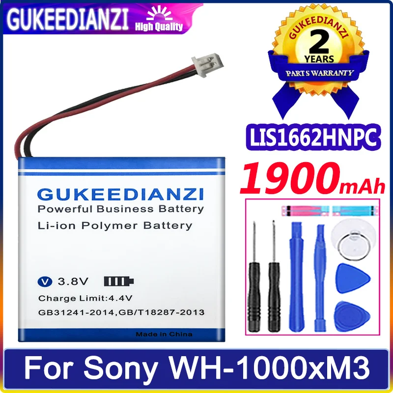 

New Bateria LIS1662HNPC (SP624038) 1900mAh Battery For Sony WH-CH710N/B WH-XB900 WH-XB900N WH-1000xM3 WH-1000MX4 Brand Battery