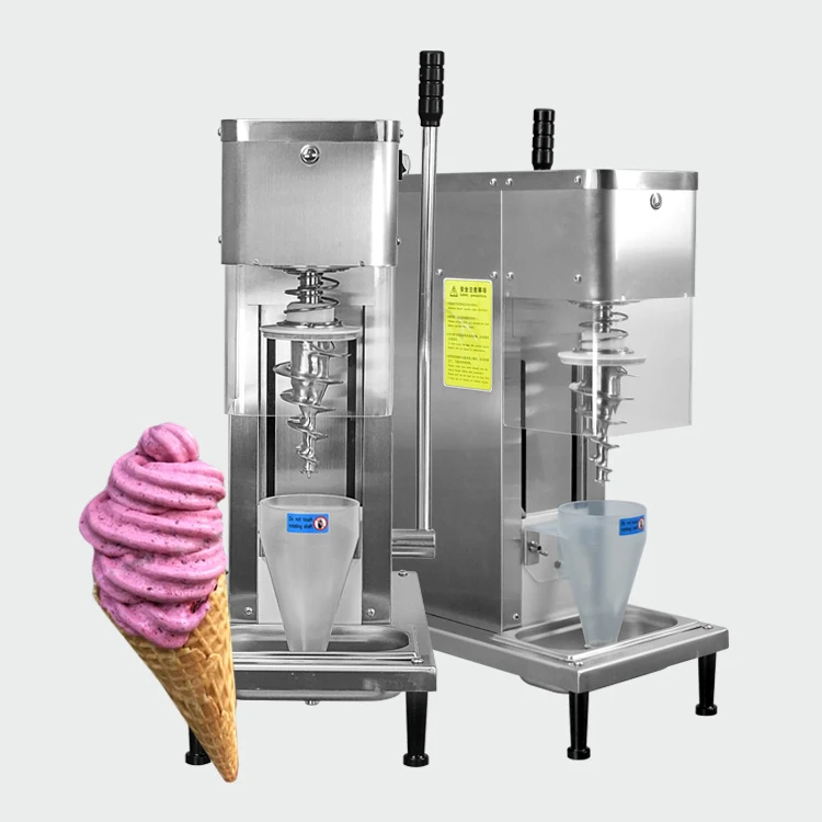 

Commercial Swirl Drill Yogurt Real Fruits Ice Cream Blender/Swirl Drill Ice Cream Machine Free CFR by Sea mino maquina helados