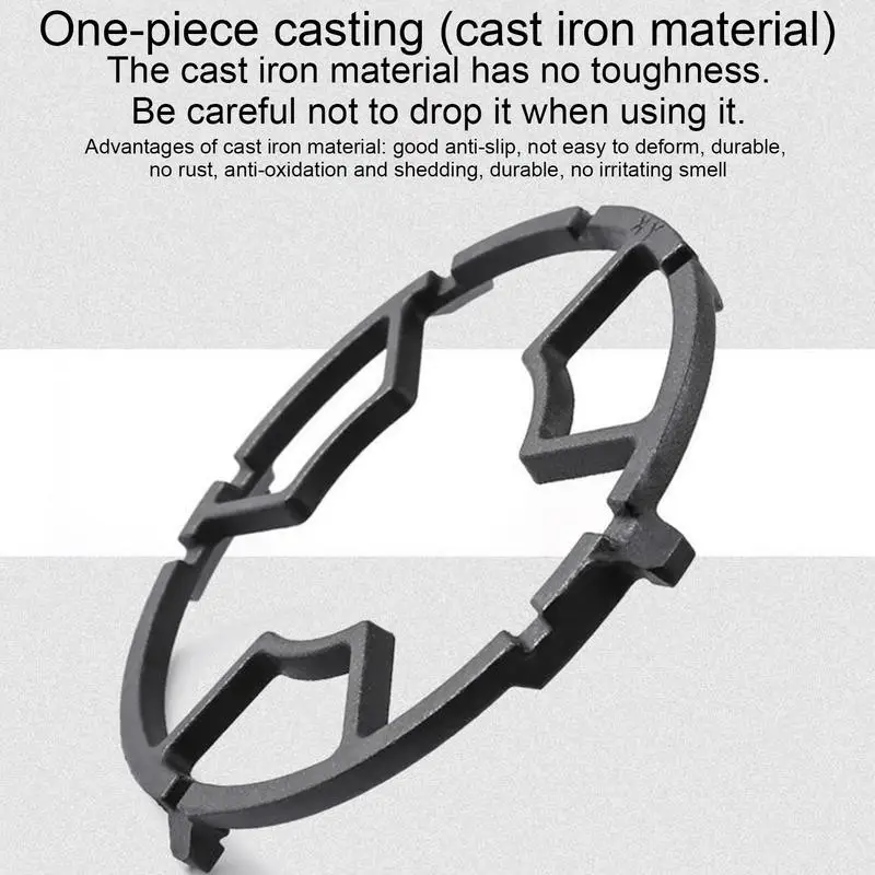 

1 шт. подставка для горелок для приготовления пищи для плиты, подставка для кастрюли, аксессуары, железная посуда, газовый кронштейн, плита, Универсальная кухонная сковорода