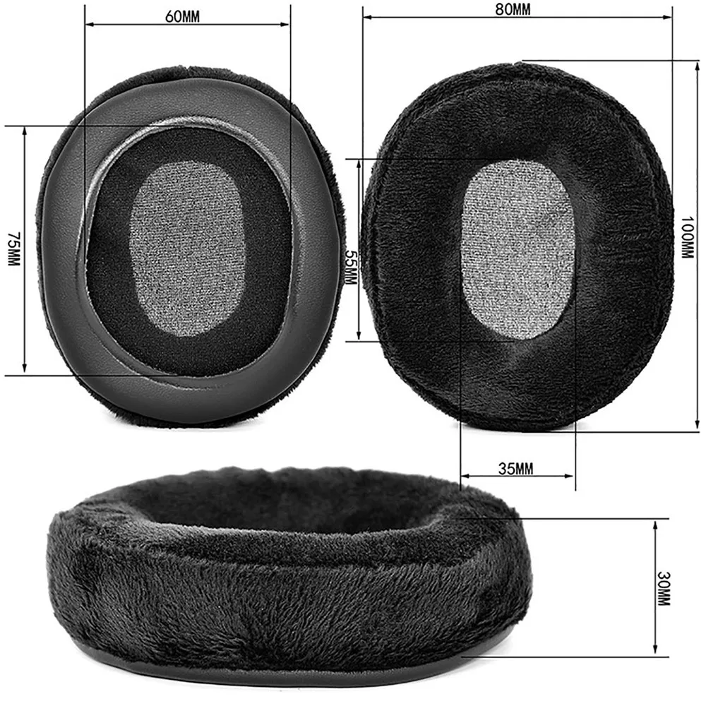 Earpad and Headband Cover Replacement for Sony MDR V6 V7 7506 CD900ST Headphones / Ear Cushion Protector Repai