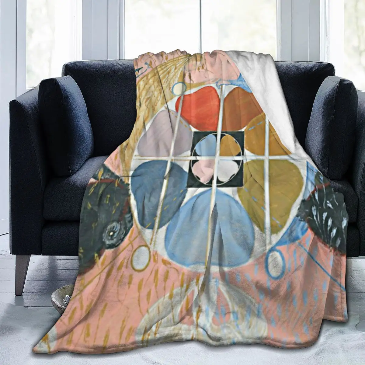 Hilma Af Klint Evolution No 12 Grupp VI 1908 одеяло из микрофлиса