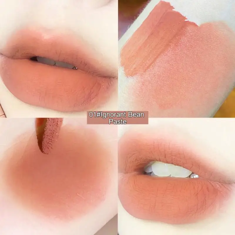 

7 Colors Velvet Matte Lip Gloss Matte Waterproof Non-marking Lipstick Lasting Lip Glaze Silky Texture Lips Women Cosmetics TSLM1