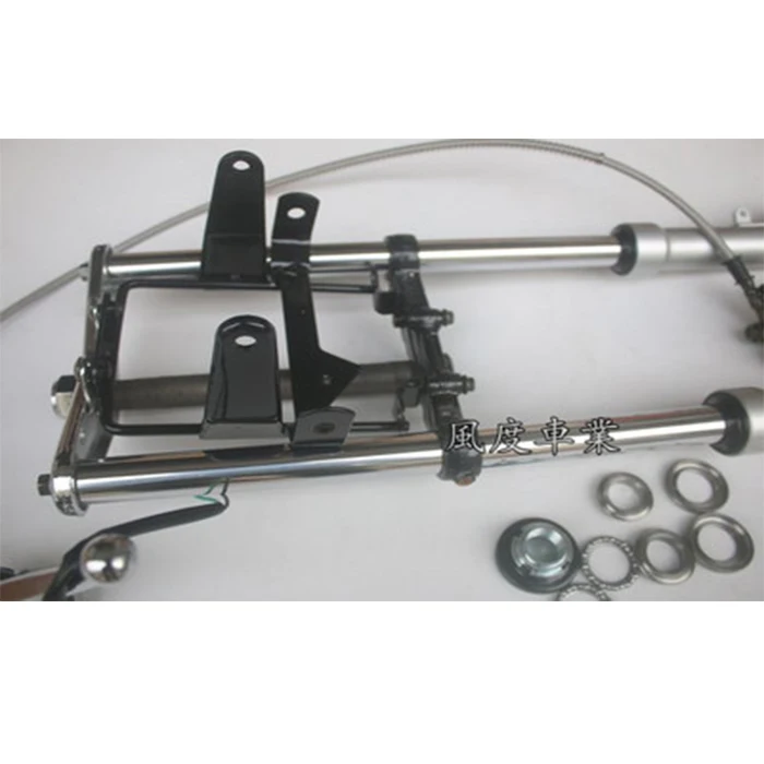 Передняя вилка для мотоцикла 600 мм с тормозным суппортом в сборе Honda Monkey Bike C70 Z50