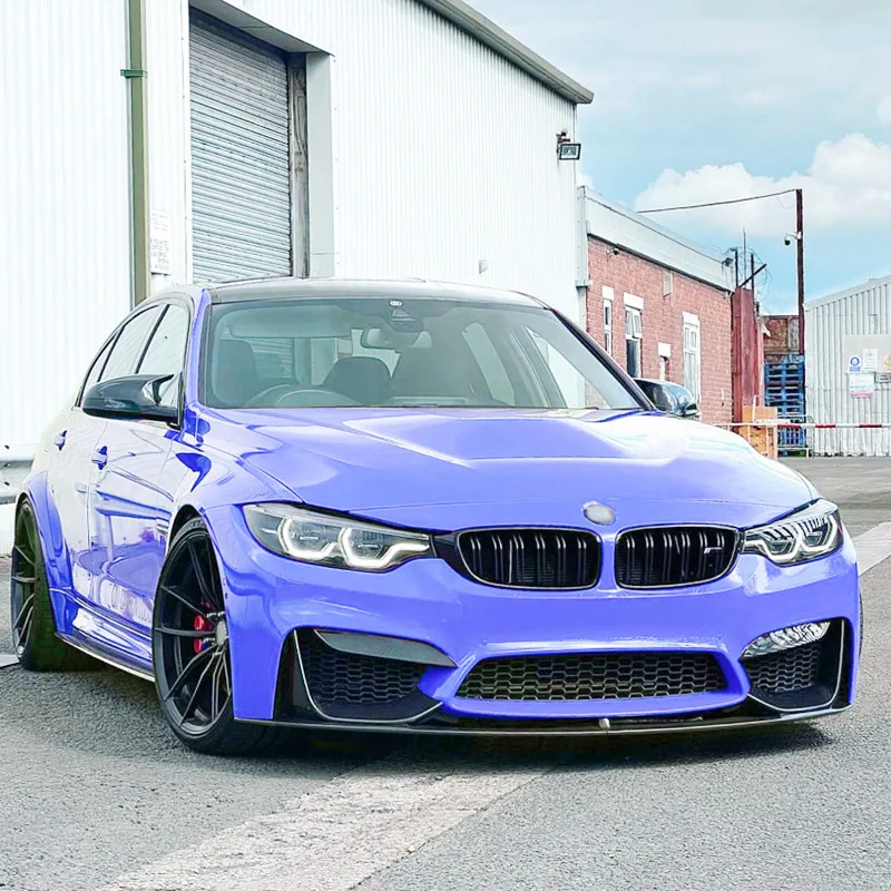 Фото Для BMW 3 серии 4 серии M3 M4 F80 F81 F82 F83 Автомобильный передний бампер, спойлер на подбородок, обновленный внешний обвес, автомобильные детали, аксессуары №4