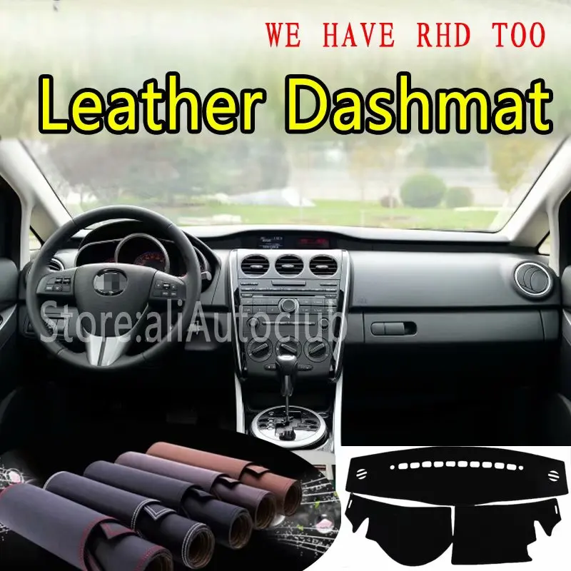 

For Mazda Cx-7 Cx7 2006 2007 2008 2009 2010 2011 2018 Leather Dashmat Dashboard Cover Dash Carpet Custom Car Styling Lhd+rhd