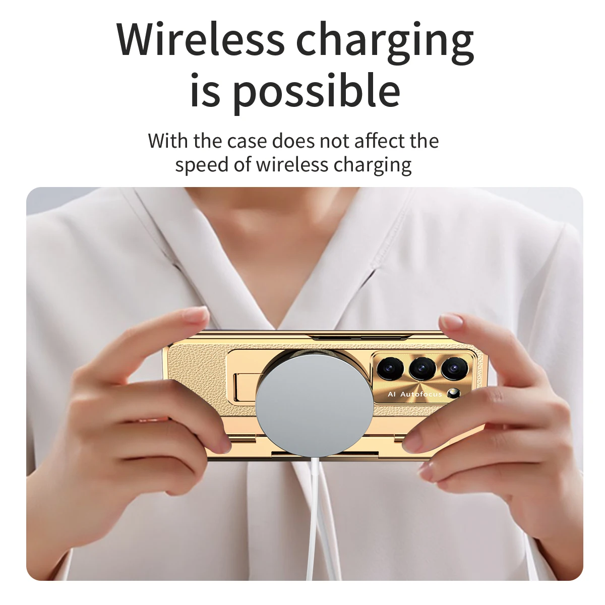 360 All-inclusive Plating Leather Leveling Hinge Case for Samsung Galaxy Z Fold 5 Fold 4 Fold3 Case Screen Glass Film Hard Case