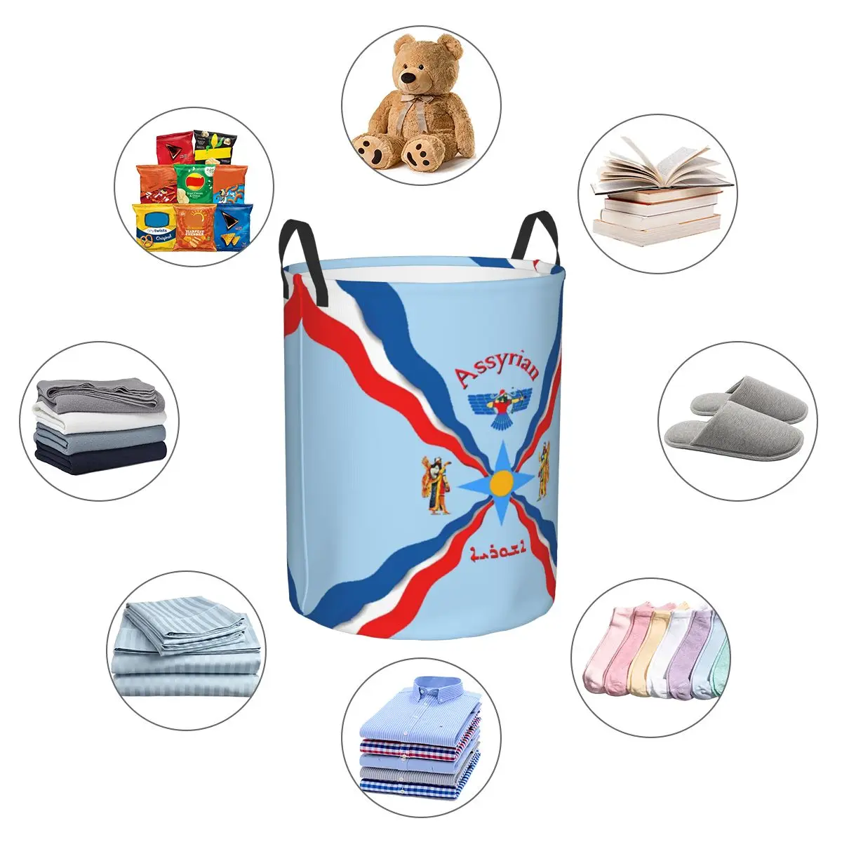Сборная корзина для белья с сурийо-флагом