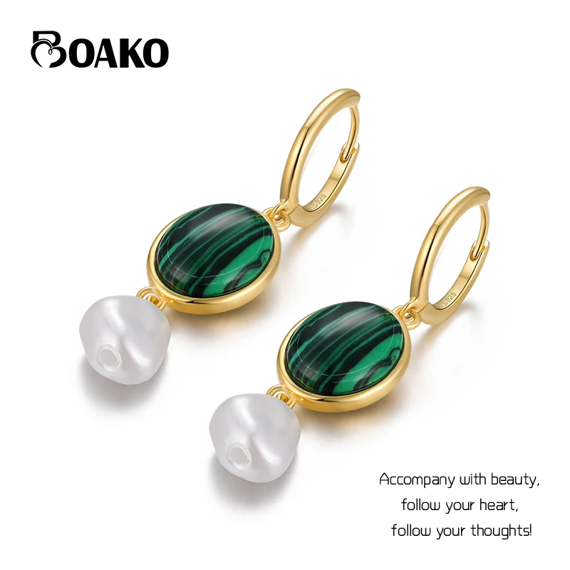 

Женские серьги-кольца из серебра 925 пробы, с жемчугом