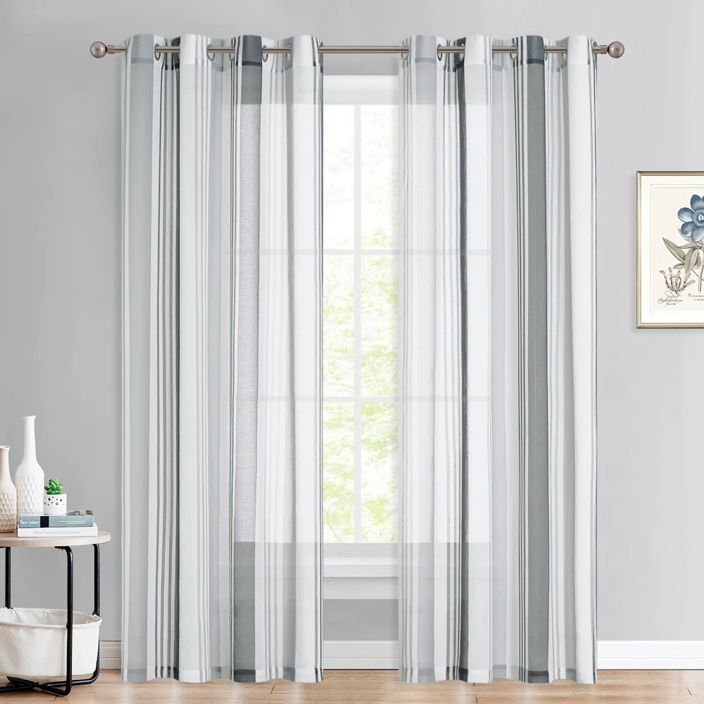 

1 шт., прозрачные шторы из вуали для украшения гостиной