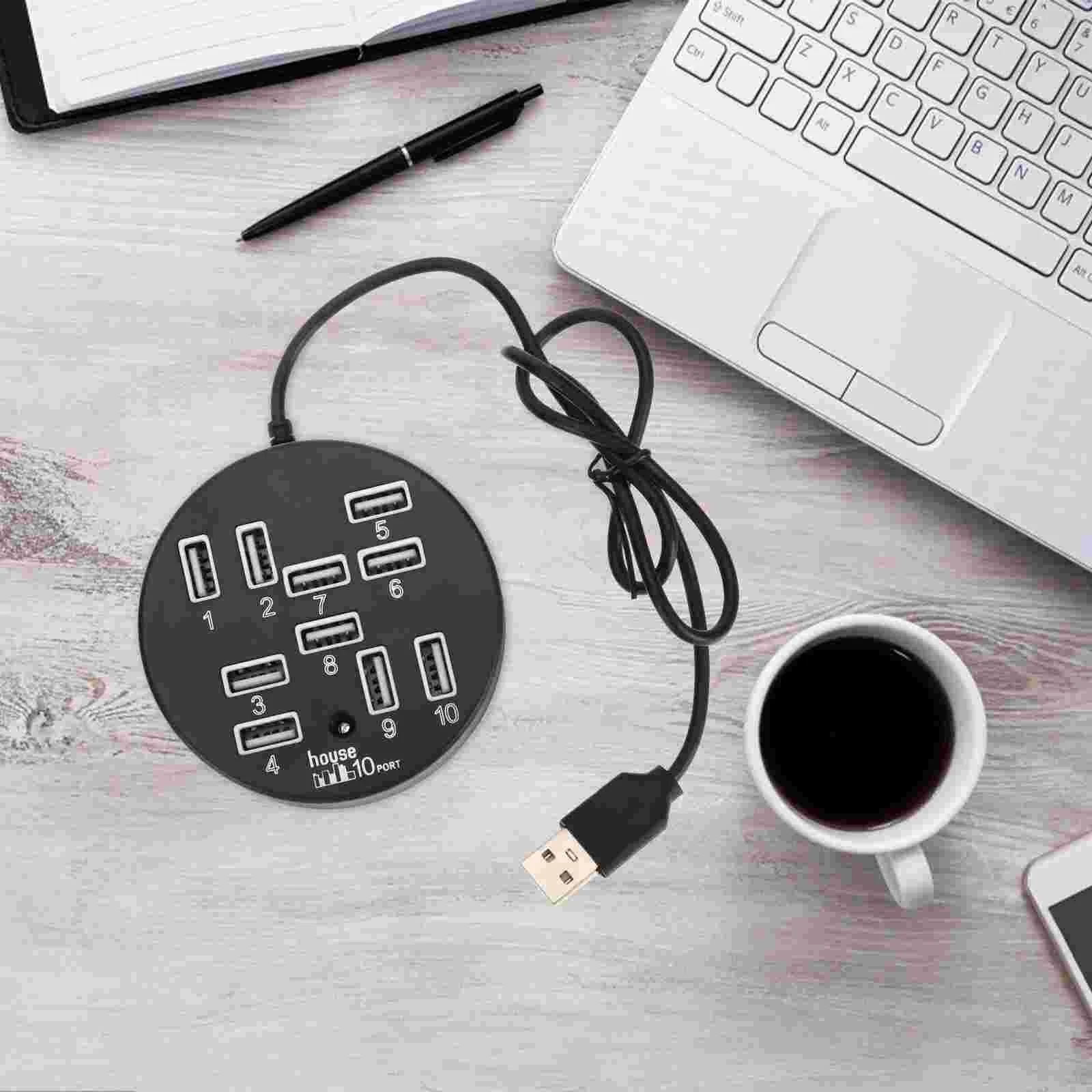 

Usb Hub 10 Ports Usb Expander Usb Hub Extension For Laptop Desktop Computer