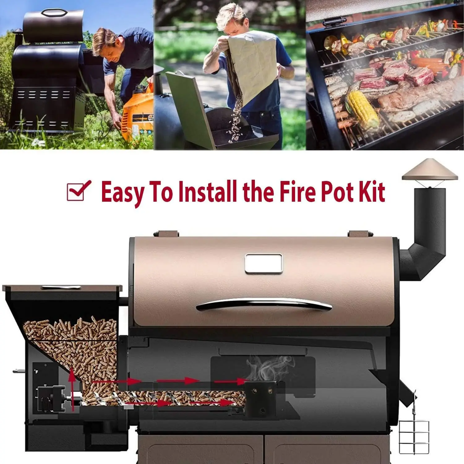 Комплект запасных деталей для гриля Traeger и Pit Boss