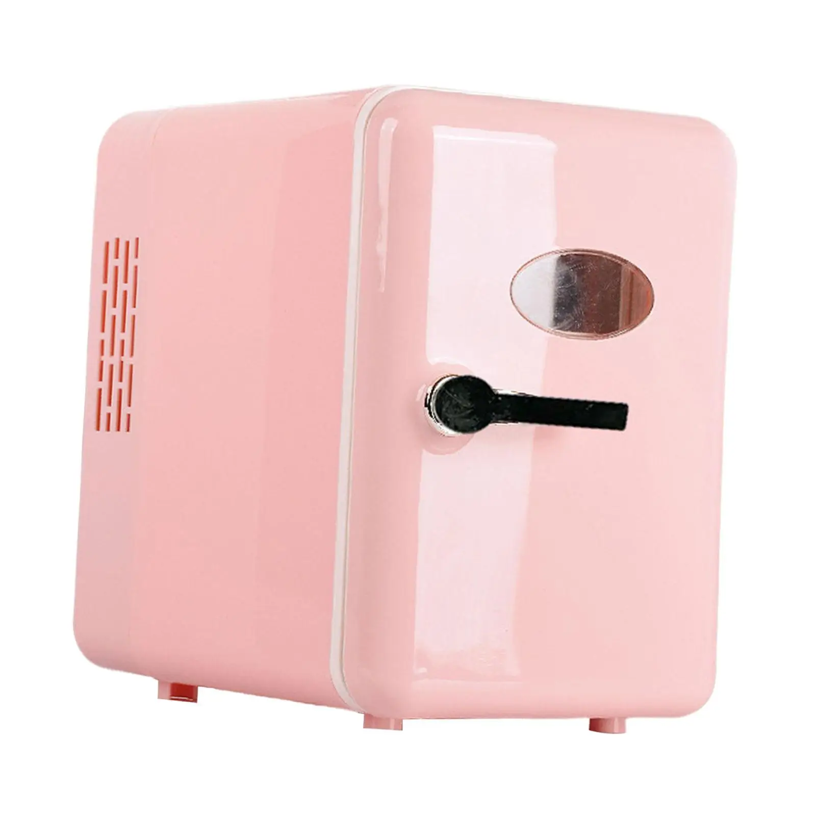 

Mini Fridge 6L Plug in Pink Car Refrigerator Portable Fridge for Car Mini Refrigerator for Foods Cosmetics Snacks Drinks Bedroom