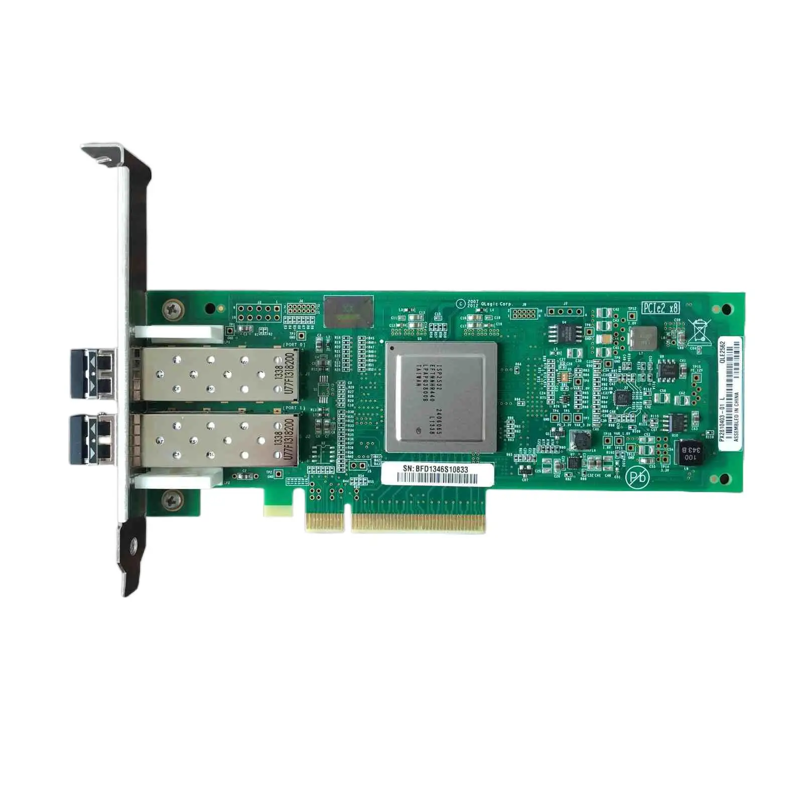 Оригинал, 100% оригинал, QLE2562-CK QLE2562, 2 порта, 8 Гбит/с, Dual SFP + FC