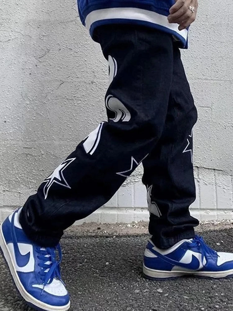 Рисунок 4 - Джинсы Y2k мужские прямые в стиле хип-хоп