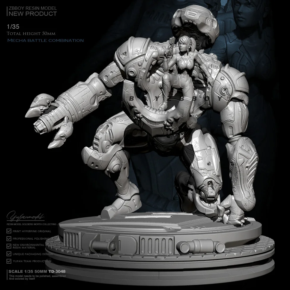 

50mm 1/35 Resin model kits figure colorless and self-assembled TD-3048