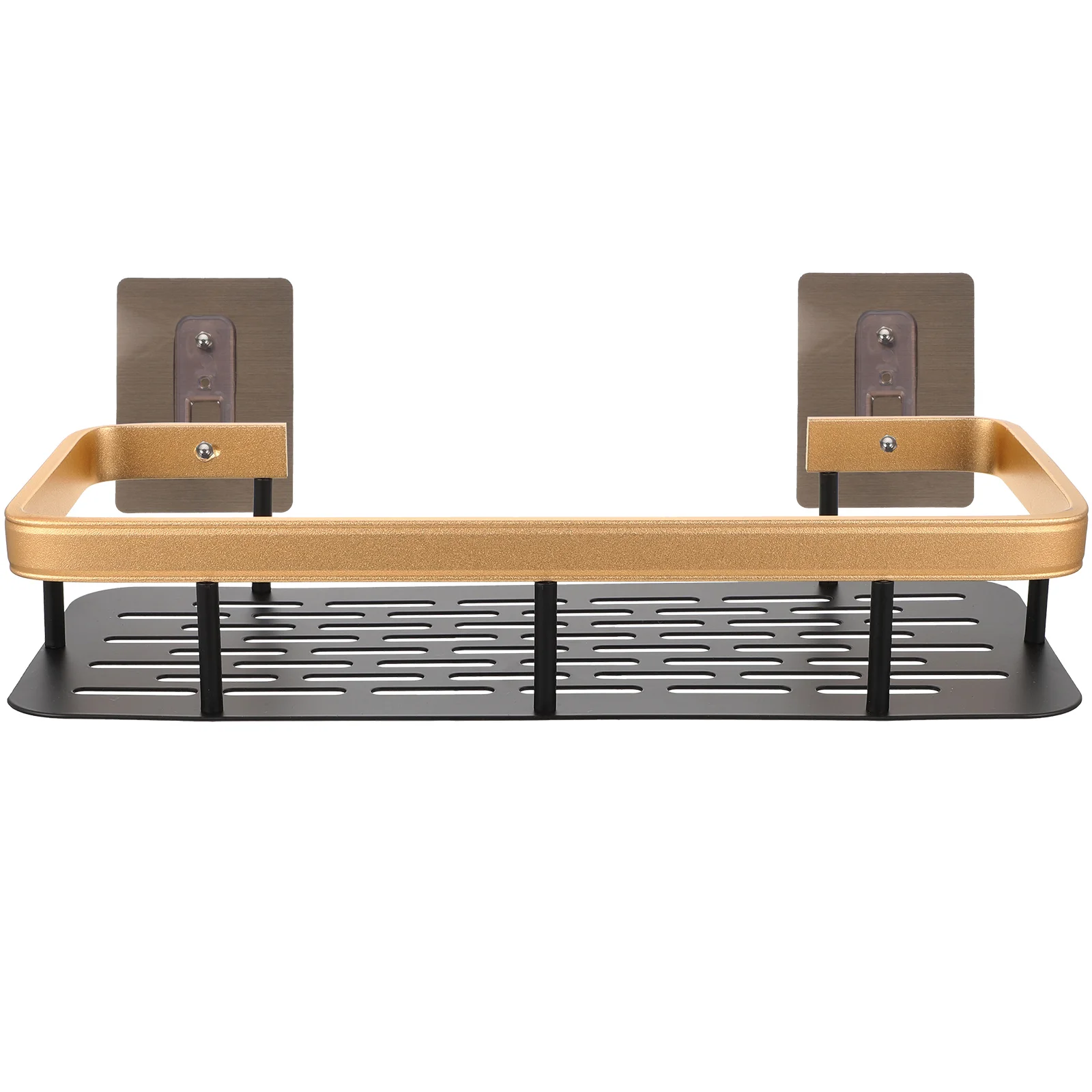 

Shower Organizer Wall Rack Bathroom Storage Holder Shelf Shampoo Shelves Soap Kitchen Toilet Floating Seasoning Conditioner