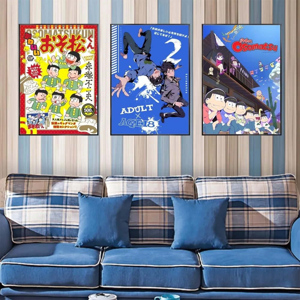 Osomatsu Kun Poster Wall Art Home Decor Room Digital Painting Living Restaurant Kitchen