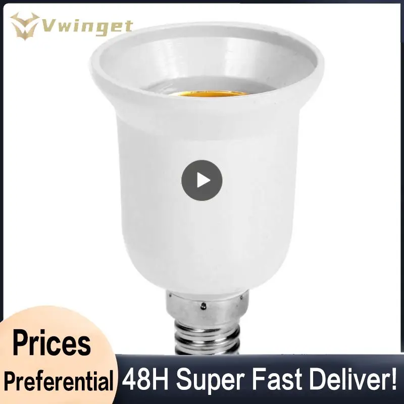 

E14 to E27 Lamp Holder Converter Fireproof Socket Base Converters 220V Light Bulb Adapter Conversion Lighting Accessories