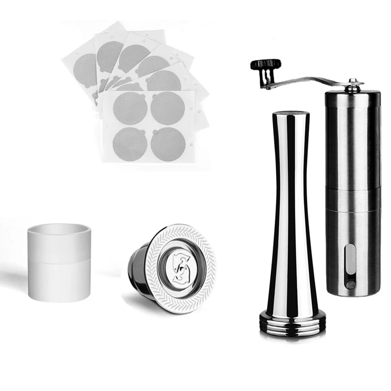 

New-Refillable Stainless Steel Espresso Coffee Maker Capsule For Nespresso Coffee Storage Tank Reusable Filter Coffee Pods